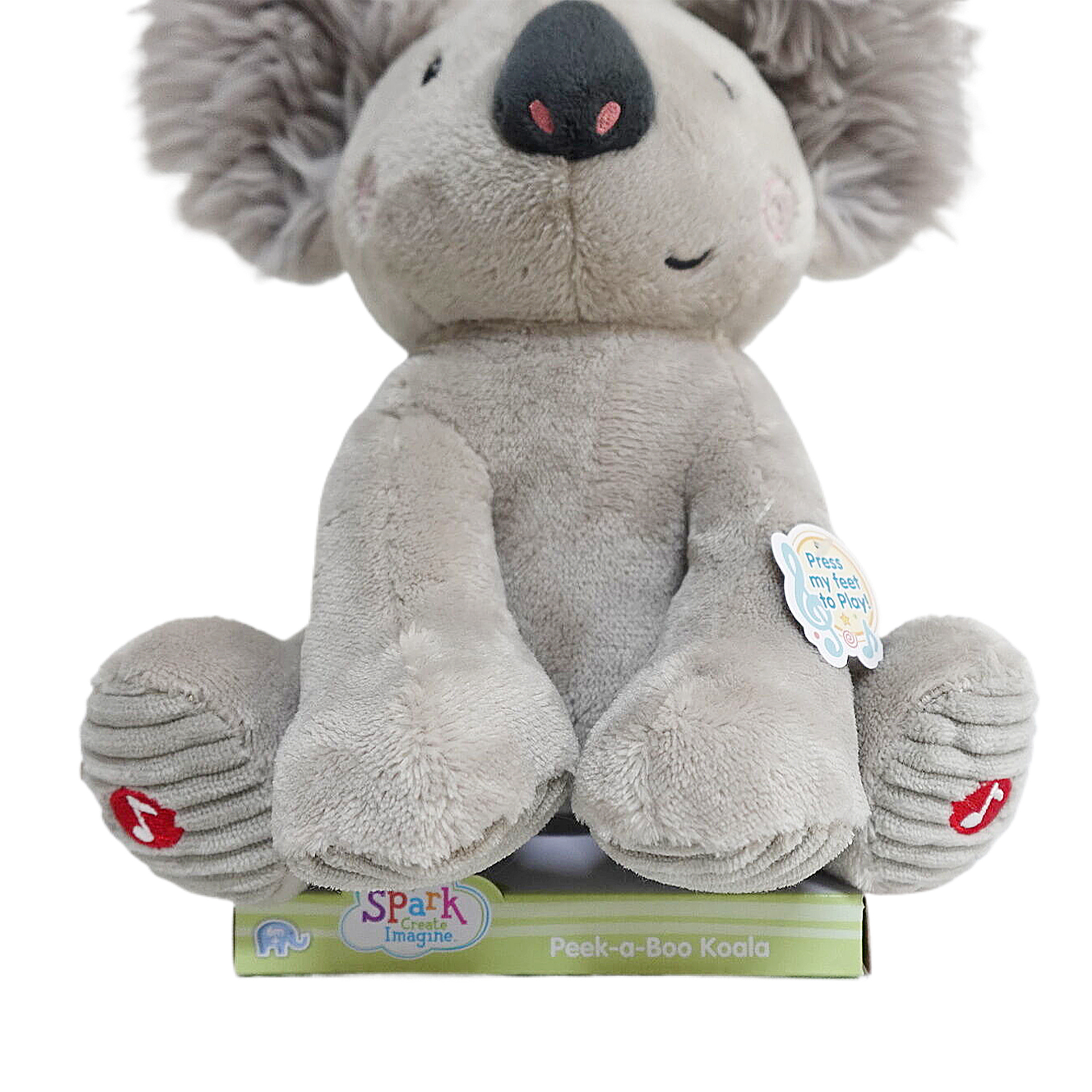 Spark Create Imagine Peek-a-Boo Gray Koala Plush photo 6