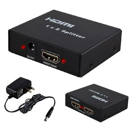 HDMI Splitter Full HD 1080p Video HDMI Switch Switcher 1X2