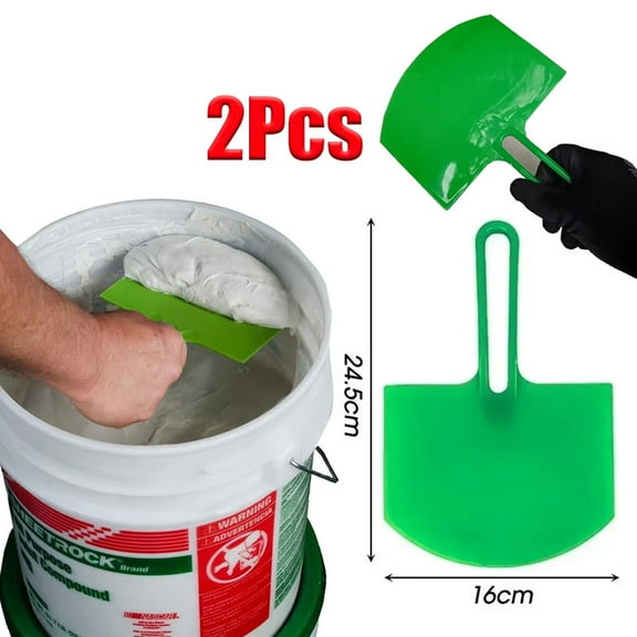 Curved Bucket Scoop Putty Knife Scraper Spackle Paint for Drywall Finishing Plaster Scraping Decals Patch Construction Tools New