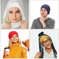 thumbnail image 4 of Women's Stretch Under Scarf Hijab Cap Solid Color Hijab Tube Under Caps Unisex Hijab Hats, 4 of 7