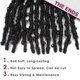 thumbnail image 5 of Hilo Niseyo Butterfly Locs de ganchillo, 30 cm, 6 paquetes para mujer, 5 of 8