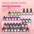 thumbnail image 6 of Saviland 33PCS Gel Nail Polish Kit- Soak-off U V/LED Gel Nail Polish Sets with Base Nail Coat, Glossy & Matte Top Coat, 6 of 7