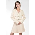 thumbnail image 4 of Conjunto falda y sueter con cinto Roman Fashion /Juvenil, 50217 (Beige) beige CH, 4 of 6