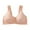C, variant on 2 Packs Womens Bras Front Close T Back Plus Size Seamless Unlined Large Bust Underwear