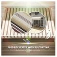 thumbnail image 5 of Retractable Patio Awning 13x8 Ft - Adjustable Sun Shade for Outdoor Living - Crimson Red & White Striped, 5 of 9