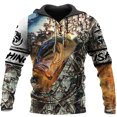 thumbnail image 3 of Nueva sudadera con capucha estampada en 3D con diseño de pesca de lucio en aguas profundas para hombres y mujeres, sudadera de moda de gran tamaño para entusiastas de la caza de peces, 3 of 5