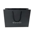 thumbnail image 3 of Gucci Unisex Paper Shopping Gift Bag, Black, 3 of 5