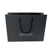 Gucci Unisex Paper Shopping Gift Bag, Black