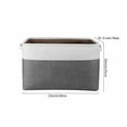 thumbnail image 3 of Cotton Cube Storage Bins,Large Storage Baskets for Shelves,Fabric Closet Organizers and Storage Bins with Handles for Home Organization,Decorative Collapsible Baskets for Organizing Clothes Toy, 3 of 7