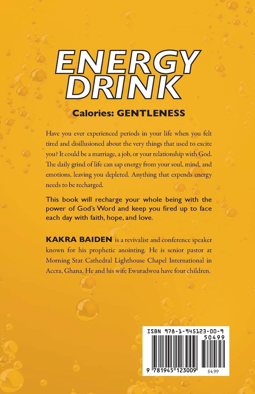 Energy Drink: Calories: Gentleness