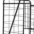 thumbnail image 6 of DEXTRUS Large Folding Heavy Duty Rolling Utility Shopping Cart with Lockable Wheels and Adjustable Handle, 6 of 8
