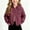 #4Wine, variant on Acaics Girls Jacket, Long Sleeve Snap Button Lightweight Padded Outerwear with Pockets for Fall Winter