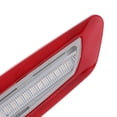 thumbnail image 4 of 1 par de paneles para luces intermitentes de espejo lateral de coche para BMW E90 E91 E60 rojo, 4 of 8