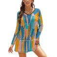 thumbnail image 1 of Planches de Surf Colorées-Robe Carrée Pastel Robe d'Été Douce Femmes Élégante Robe à Imprimé Licou Sport Mer Australie Tropicale, 1 of 5