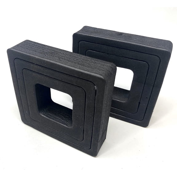 eVerHITCH Hitch Cover Adapter Insert for Adapting Hitch Cover to Various Size Hitch RECEIVERS, Fits 3", 2.5" and 2" Receivers