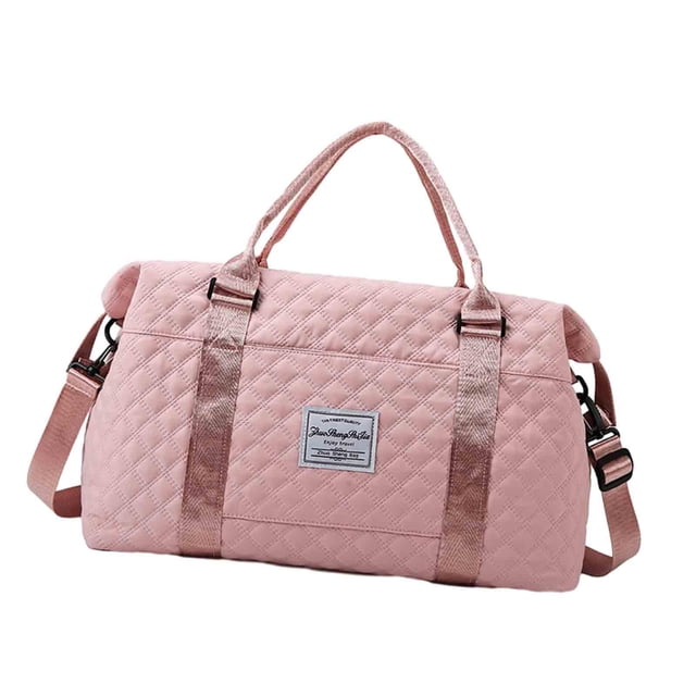 Bolsa de gimnasio deportiva shamjiam bolsa de viaje Rosa 47 cm x 18 cm x 29 cm