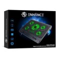 thumbnail image 3 of Enhance Gaming Laptop Cooling Pad Stand with LED Cooler Fans, Adjustable Height  Dual USB Port, 3 of 9