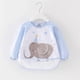 thumbnail image 1 of Waterproof long-sleeved bib, children's bib with sleeves, unisex feeding apron (Blue)_c*, 1 of 3