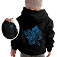 thumbnail image 1 of MIASHUI Chandail en Molleton pour Filles Hauts Décontractés Imprimés à Manches Longues, Noir, 3-4 Ans, 1 of 7