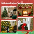 thumbnail image 6 of 36 PCS Christmas Wooden Candy Ornaments, Lollipop Candy Cane Decor for Christmas, Christmas Wood Candy Hanging Ornaments, Wooden Peppermint Decor Christmas Tree Wood Cutouts, Christmas Party Supplies, 6 of 6