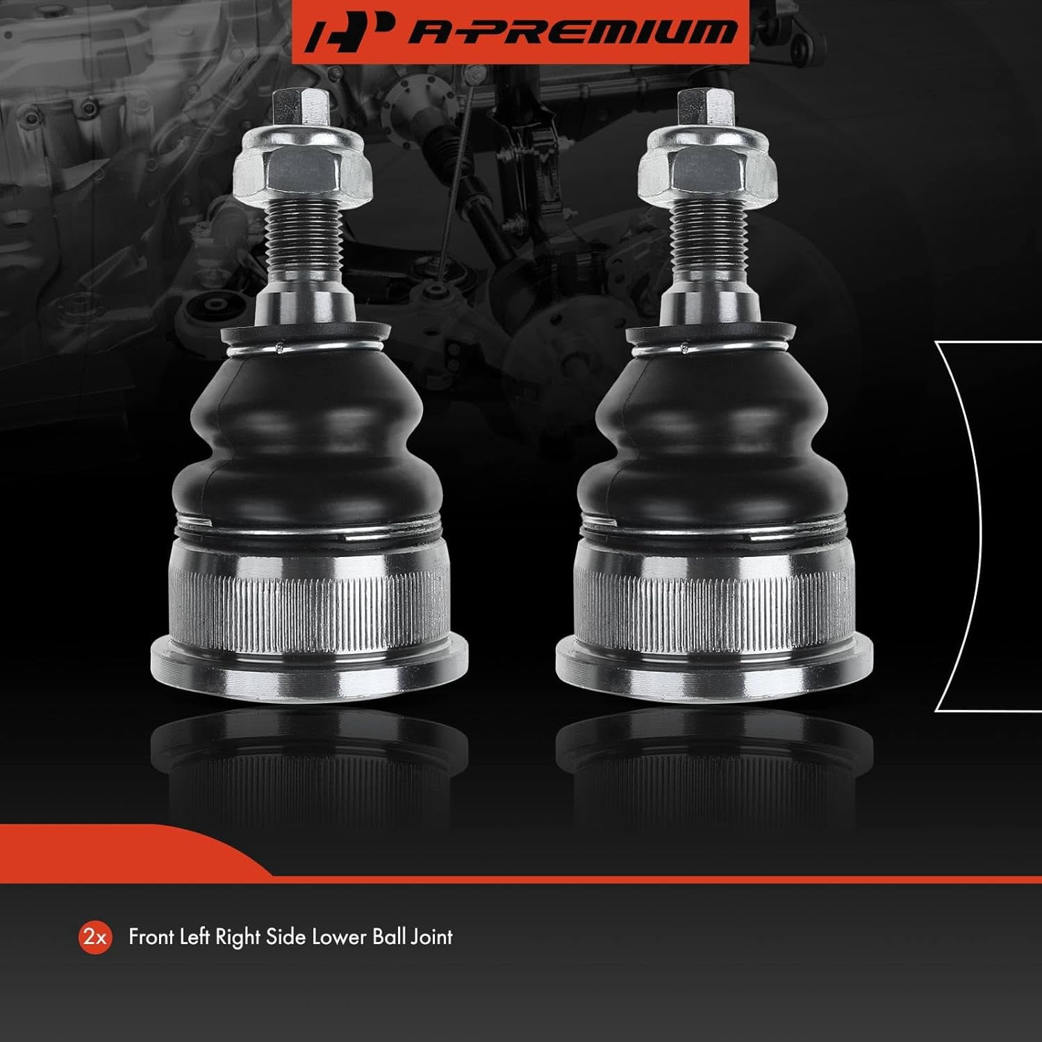 A-Premium 2 x Front Lower Ball Joints Kit Compatible with Jeep Liberty 2002 2003 2004 Replace # K3199