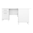 thumbnail image 4 of Bush Furniture Somerset 60W L Shaped Desk with Storage White, 4 of 10