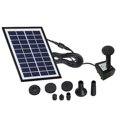 thumbnail image 1 of UPGRATOR Solar Fountain Pump Black Plastic Water Feature for Garden Pond Fish Tank 4W Floating, 1 of 7