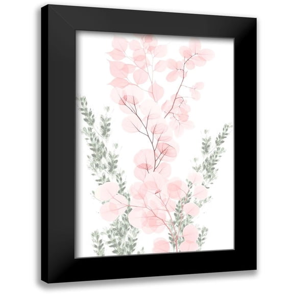 Koetsier, Albert 11x14 Black Modern Framed Museum Art Print Titled - Blushing Bouquet 1