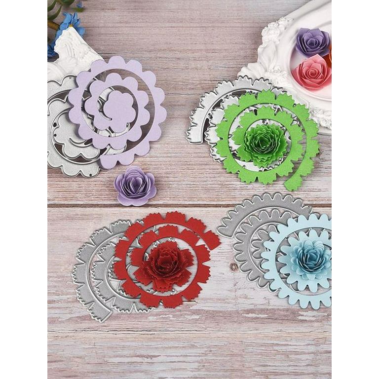 3D Spotty Circle Frame Cutting Metal Dies for Card Making, for Card Making  Templated, DIY Scrapbooking Photo Album Decorative Embossing Paper Dies  G0T1 