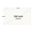 thumbnail image 2 of Projector Screen White Grid Anti-Light 160° Viewing Angle Reflective Screen ,Wrinkle-Free, 2 of 7