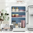 thumbnail image 5 of ADVWIN 20L Skincare Fridge with Mirror & LED Lighting, 3-Mode Dimmable, Cooler & Warmer with Drip Tray, Bedroom, Vanity, Car & Home Use, 5 of 9