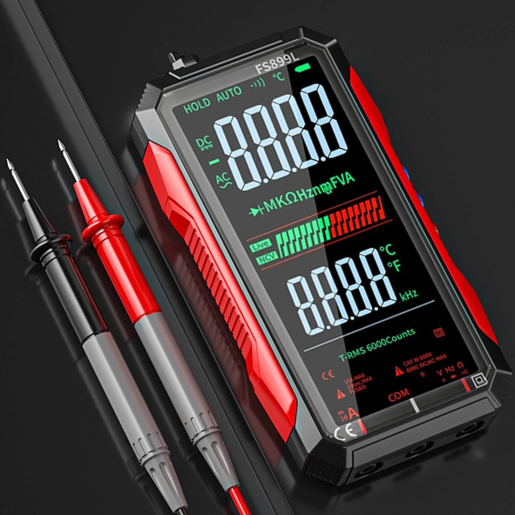 CEORPER Digital Multimeter True With Color Display Screen NCV Detection For Electric Current Resistance Capacitance Temperature Measurement