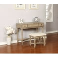 thumbnail image 5 of Linon Cyndi Gray Wash Vanity, 5 of 7