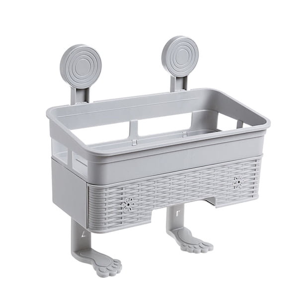Organizador de almacenamiento para baño, soporte de pared adhesivo para almacenamiento con