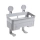 thumbnail image 1 of Organizador de almacenamiento para baño, soporte de pared adhesivo para almacenamiento con, 1 of 8
