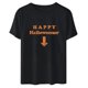 thumbnail image 4 of Camiseta holgada de manga corta con estampado de mueca Retro de Halloween para hombre y mujer Pompotops hfajkhk140394, 4 of 4