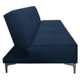 thumbnail image 3 of Sofa Cama Reclinable El Bazar Store Milo Azul Terciopelo Marino , Futon 3 posiciones, Sala, 3 of 5