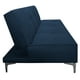 thumbnail image 3 of Sofa Cama Reclinable El Bazar Store Milo Azul Terciopelo Marino , Futon 3 posiciones, Sala, 3 of 5