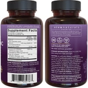Viva Naturals Elderberry, Vitamin C + Zinc 60 Capsules