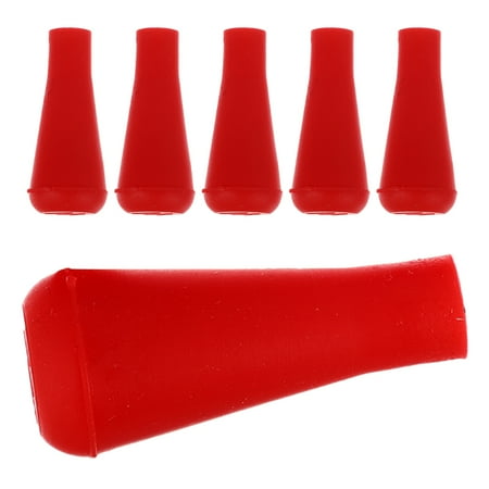OUNONA 6pcs Shaft Rubber Arrowheads For Archery Practice 8 mm Soft Arrow Tips For Shooting For Outdoor Archery Hunting And Training
