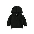 thumbnail image 1 of Sweat à Capuche pour Bébé Garçon Couleur Unie Manches Longues Automne, 1 of 7