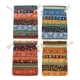 thumbnail image 3 of 48Pc Estilo Egipcio Bolsa de Monedas de Joyería Bolsa de Regalo de Cordón Estampado Bolsita de Algodón de Caramelo Étnico, 3 of 5