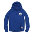 thumbnail image 2 of Women's Mitchell & Ness Royal Philadelphia 76ers Hardwood Classics Funnel Neck Fleece Pullover Sweatshirt, 2 of 3