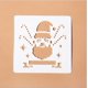thumbnail image 4 of Plantillas navideñas de 5 uds., artesanía de plástico reutilizable para arte, dibujo, pintura, pulverización, ventana, vidrio, puerta, carrocería de coche, madera, 4 of 5