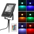 thumbnail image 1 of Bearachild 10W RGB LED Proyector de luz de inundación para césped Control remoto de la lámpara con punta a prueba de agua para patio Lámpara de foco de Iluminación y accesorios No. 4 Bearachild HA024198-04, 1 of 1