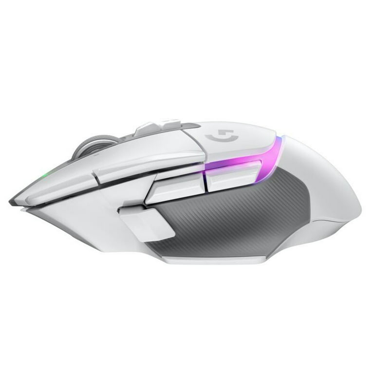 Logitech G502 X Plus Wireless Gaming Mouse (White) with 4-Port USB