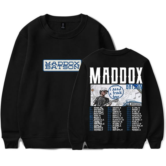 Maddox Batson I Need A Truck Tour Long Sleeve Tee Cosplay Unisex Fashion Crewneck Sweatshirts Tops