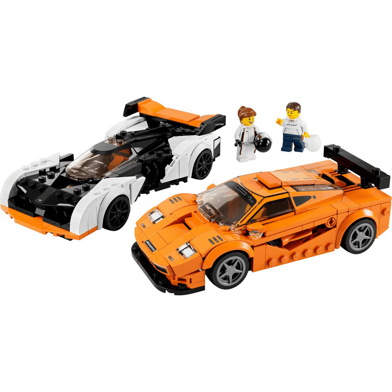 LEGO Speed Champions McLaren Solus GT & McLaren F1 LM 76918 , Featuring 2  Iconic Race Car Toys, Hypercar Model Building Kit, Collectible 2023 Set,  Great Kid-Friendly Gift for Boys and Girls