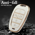 thumbnail image 6 of for Hyundai Key Fob Cover with Keychain TPU Car Key Case Shell 360 Degree Protection fit for Hyundai 2019 2020 2021 2022 2023 Sonata Santa Fe Tucson 5 Buttons Smart Key, 6 of 6