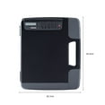 thumbnail image 2 of Shisuyan Multifunctional A4 Files Box Document Clipboard Case with Calculator Data Files Storage Organizer for Office Business Studying (Black), 2 of 8